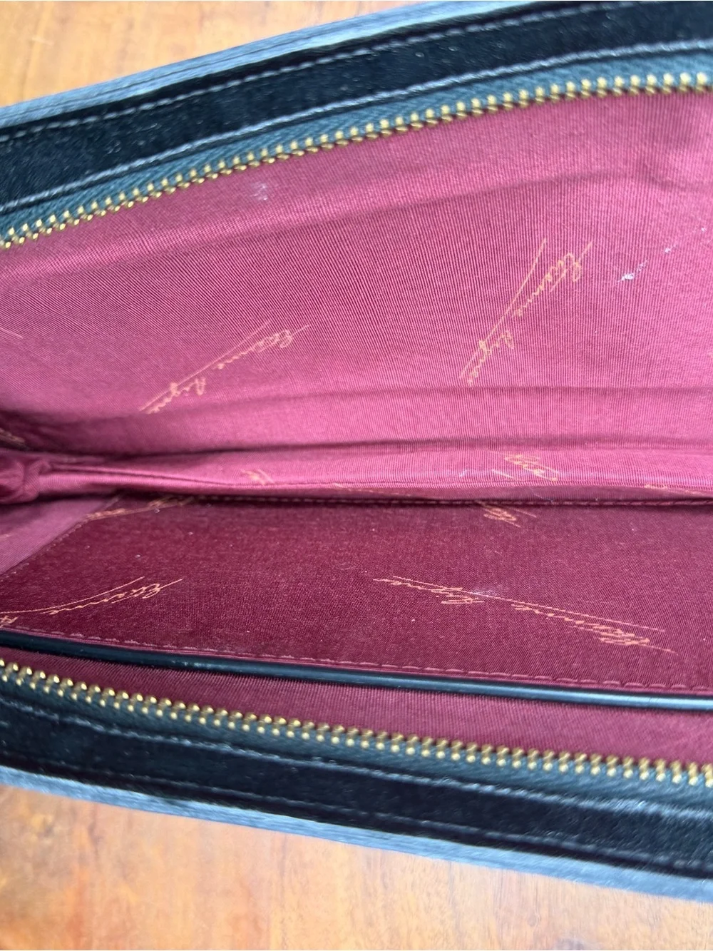 Etienne Aigner Black Leather Clutch
